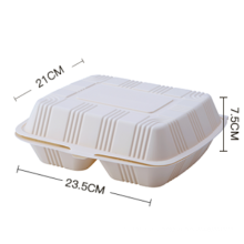 Biodegradable take away food packaging box /Disposable Corn Starch Food Container